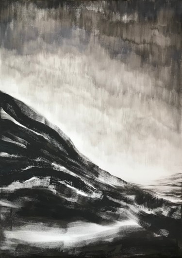 Картина под названием "le clair-obscur" - Joanna Pralong-Graban, Подлинное произведение искусства, Акрил