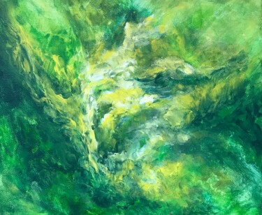 Pintura titulada "sans titre" por Joanna Pralong-Graban, Obra de arte original, Acrílico Montado en Bastidor de camilla de m…