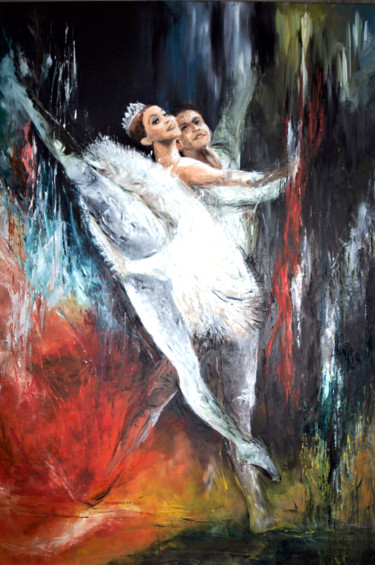 Pittura intitolato "Taniec zmysłów" da J. Aurelia Sing, Opera d'arte originale, Acrilico