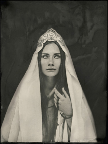 Photography titled "Madonna, wet plate…" by Joanna Borowiec, Original Artwork