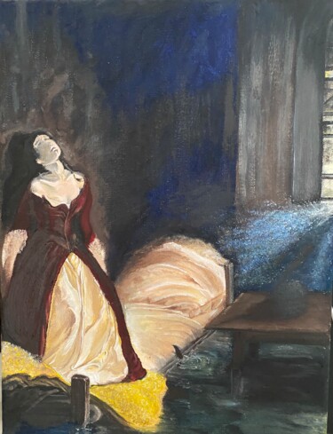 Pintura intitulada "Tarakanowa" por Joanna Bransztetel, Obras de arte originais, Óleo