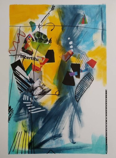 Peinture intitulée "Incertitudes" par Joanna Buis, Œuvre d'art originale, Acrylique