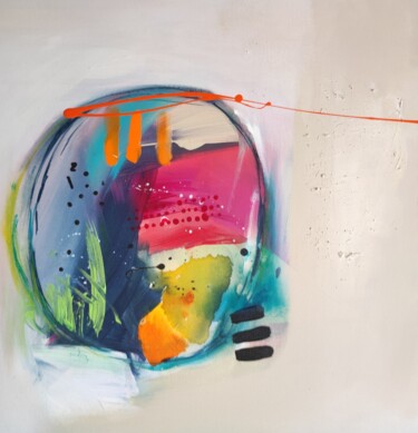 Pintura titulada "Atelier des rêves" por Joanna Buis, Obra de arte original, Acrílico Montado en Bastidor de camilla de made…