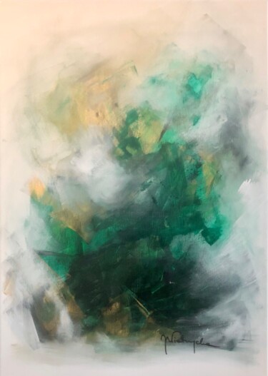 Malarstwo zatytułowany „Dreaming 2” autorstwa Joanna Wietrzycka, Oryginalna praca, Akryl Zamontowany na Drewniana rama noszy