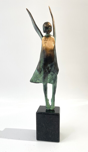 Escultura titulada "Angel no. EA III/IV" por Joanna Zakrzewska-Cholewa, Obra de arte original, Bronce