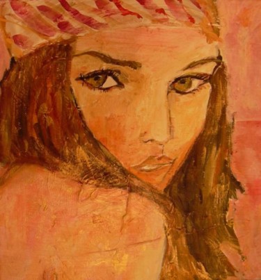Painting titled "Marie-Madeleine" by Joanna Glazer, Original Artwork