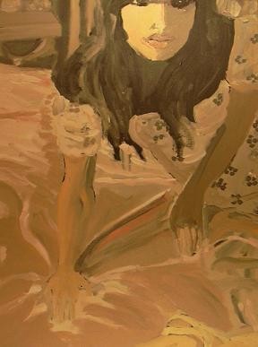 Painting titled "Sympatische Woman -…" by Joanna Glazer, Original Artwork, Pastel