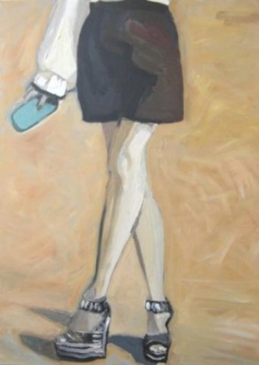 Painting titled "Step by Step" by Joanna Glazer, Original Artwork, Acrylic