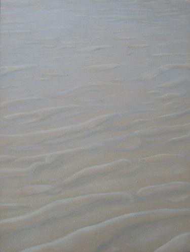 Картина под названием "Untitled: Ref; Sand" - Joanne Mumford, Подлинное произведение искусства, Масло Установлен на Деревянн…