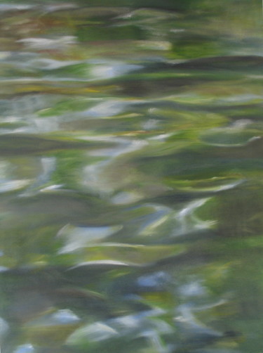 Peinture intitulée "Water 21" par Joanne Mumford, Œuvre d'art originale, Huile Monté sur Châssis en bois