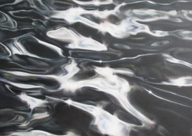 Painting titled "Water 24" by Joanne Mumford, Original Artwork, Oil