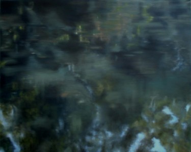 Pittura intitolato "Water 16" da Joanne Mumford, Opera d'arte originale, Olio Montato su Telaio per barella in legno