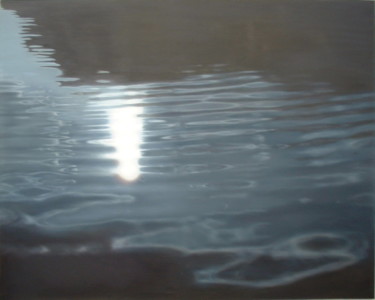 Картина под названием "Water 5" - Joanne Mumford, Подлинное произведение искусства, Масло Установлен на Деревянная рама для…