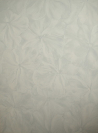 Картина под названием "White Flowers" - Joanne Mumford, Подлинное произведение искусства, Масло