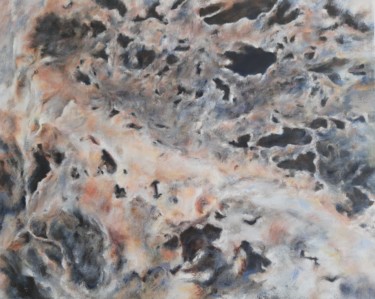 Картина под названием "Roche 9 Roquebrune…" - Joanne Mumford, Подлинное произведение искусства, Масло Установлен на Деревянн…