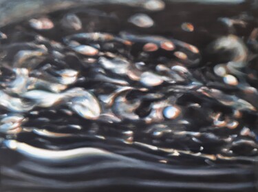 Peinture intitulée "Ice 3" par Joanne Mumford, Œuvre d'art originale, Huile Monté sur Châssis en bois