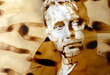 Peinture intitulée "Mads Mikkelsen" par Joany Régibier, Œuvre d'art originale