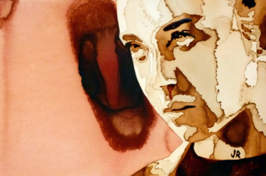 「Garance Marillier -…」というタイトルの絵画 Joany Régibierによって, オリジナルのアートワーク, 水彩画