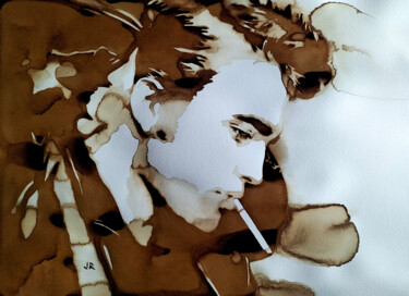 Malarstwo zatytułowany „Robert Pattinson” autorstwa Joany Régibier, Oryginalna praca, Akwarela