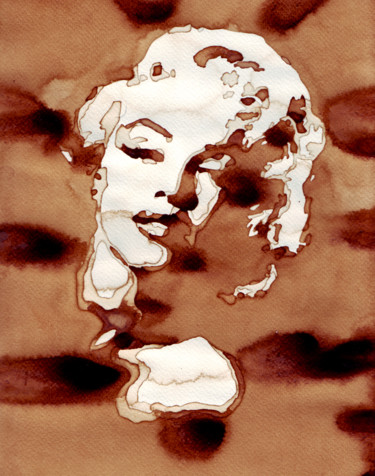 Painting titled "Marilyn Monroe" by Joany Régibier, Original Artwork