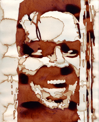 Painting titled "Jack Nicholson ("sh…" by Joany Régibier, Original Artwork