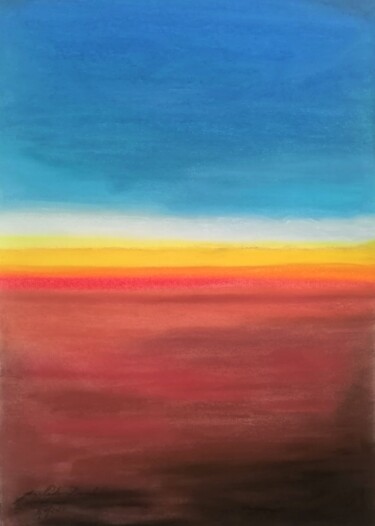Entre o Céu e a Terra Pintura intitulada "Entre o Céu e a Ter…" por João Bernardo, Obras de arte originais, Pastel