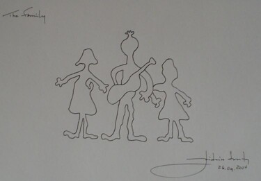 Desenho intitulada "Elisa's - The Family" por João Videira Santos, Obras de arte originais