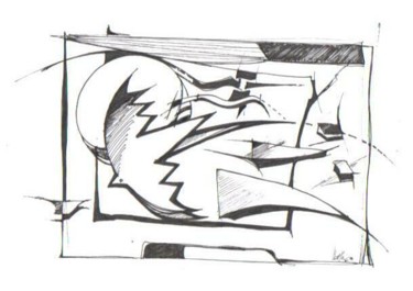 Drawing titled "desenho,pn3" by João Beja, Original Artwork
