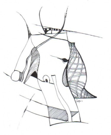 Drawing titled "desenho,7" by João Beja, Original Artwork