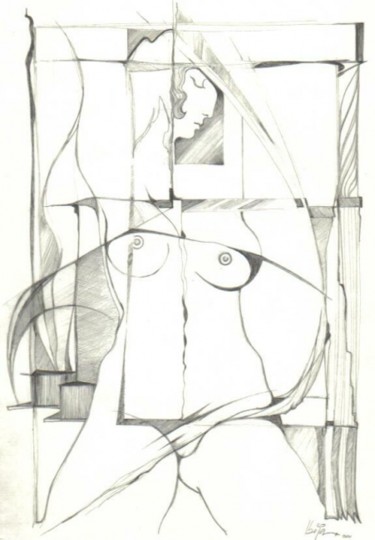 Drawing titled "desenho,n7" by João Beja, Original Artwork