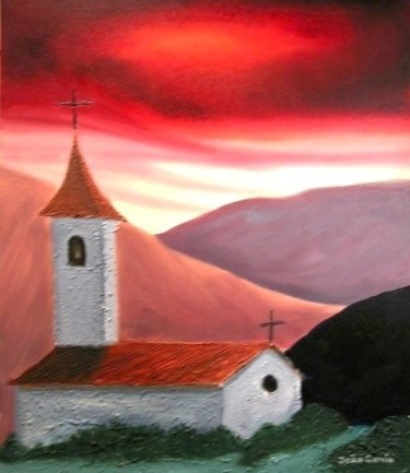 Painting titled "Paisagem ( Meditaçã…" by Joao Garcia, Original Artwork