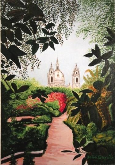 Painting titled "Jardim da Estrela" by Joao Garcia, Original Artwork
