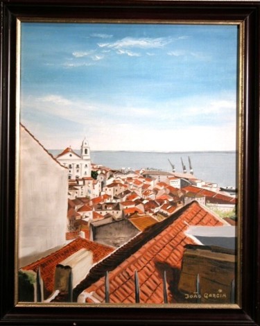 Painting titled "Mirador de Santa Lu…" by Joao Garcia, Original Artwork
