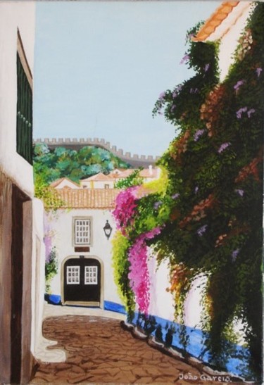 Painting titled "Óbidos" by Joao Garcia, Original Artwork, Other
