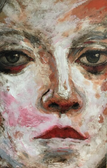 Painting titled "Nuria" by Joaquim Basas, Original Artwork, Acrylic