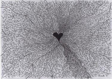Desenho intitulada "love" por Joaquim Meireles, Obras de arte originais, Canetac de aerossol