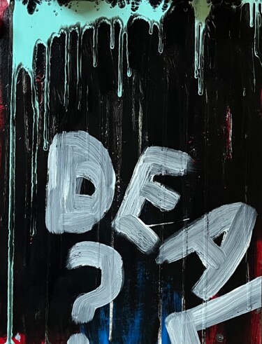 Painting titled "Deal?" by Joaquin, Original Artwork, Acrylic Mounted on Wood Panel