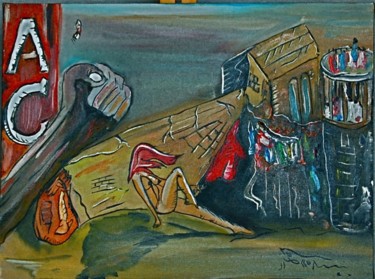Pintura intitulada "Decadencia da Revol…" por Jobert, Obras de arte originais