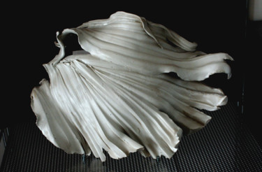 Sculpture intitulée "grande-vaguea.jpg" par Jocelyne Bosschot, Œuvre d'art originale, Céramique