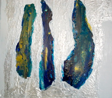 Painting titled "lagon" by Joce, Original Artwork, Acrylic