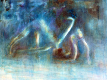 Incisioni, stampe intitolato "19-les-mots-bleus-h…" da Jocelyne Violet, Opera d'arte originale