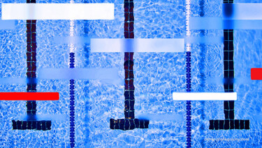 Fotografie mit dem Titel "Swimming II" von Jochen Cerny, Original-Kunstwerk, Digitale Fotografie Auf Andere starre Platte mo…