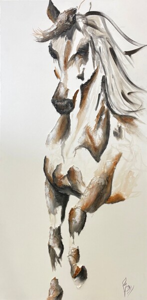 Malarstwo zatytułowany „Evanescence” autorstwa Jody, Oryginalna praca, Akryl Zamontowany na Drewniana rama noszy