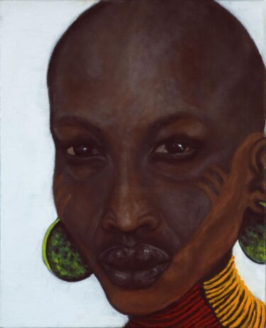 Painting titled "KENYANE" by Joe Johnson, Original Artwork