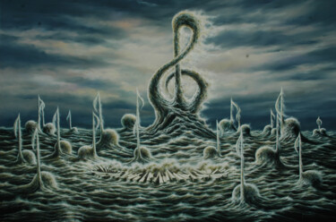 Opus Painting titled "Opus" by Joe Joubert, Original Art, Oil