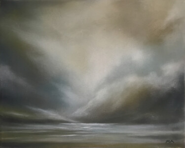 Painting titled "Rolling Storm - Ori…" by Mullo, Original Artwork, Oil