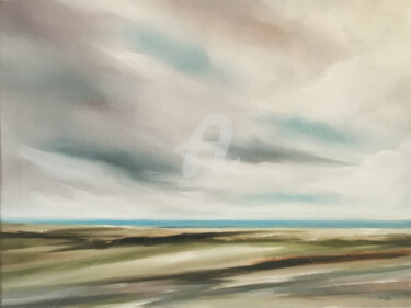 Картина под названием "A Place We Go Beyon…" - Mullo, Подлинное произведение искусства, Масло