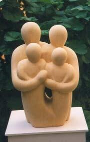 Sculpture titled "Unitas" by Joe Xuereb, Original Artwork, Stone