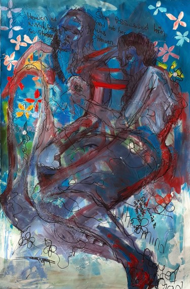 Pittura intitolato "Possession" da Josiah Josiah, Opera d'arte originale, Acrilico