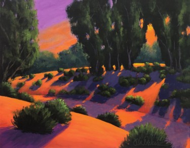 Painting titled "Shadowland" by Joe A. Oakes, Original Artwork, Acrylic